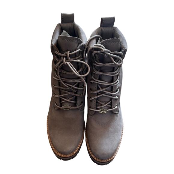 NWOB TIMBERLAND Women's 6-Inch Premium Waterproof Boots – Taupe Grey Size 9 - Picture 2 of 6